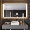 Anzzi 36in x 60in Frameless LED Front/Back Light Bathroom Mirror With Defogger BA-LMDFX021AL